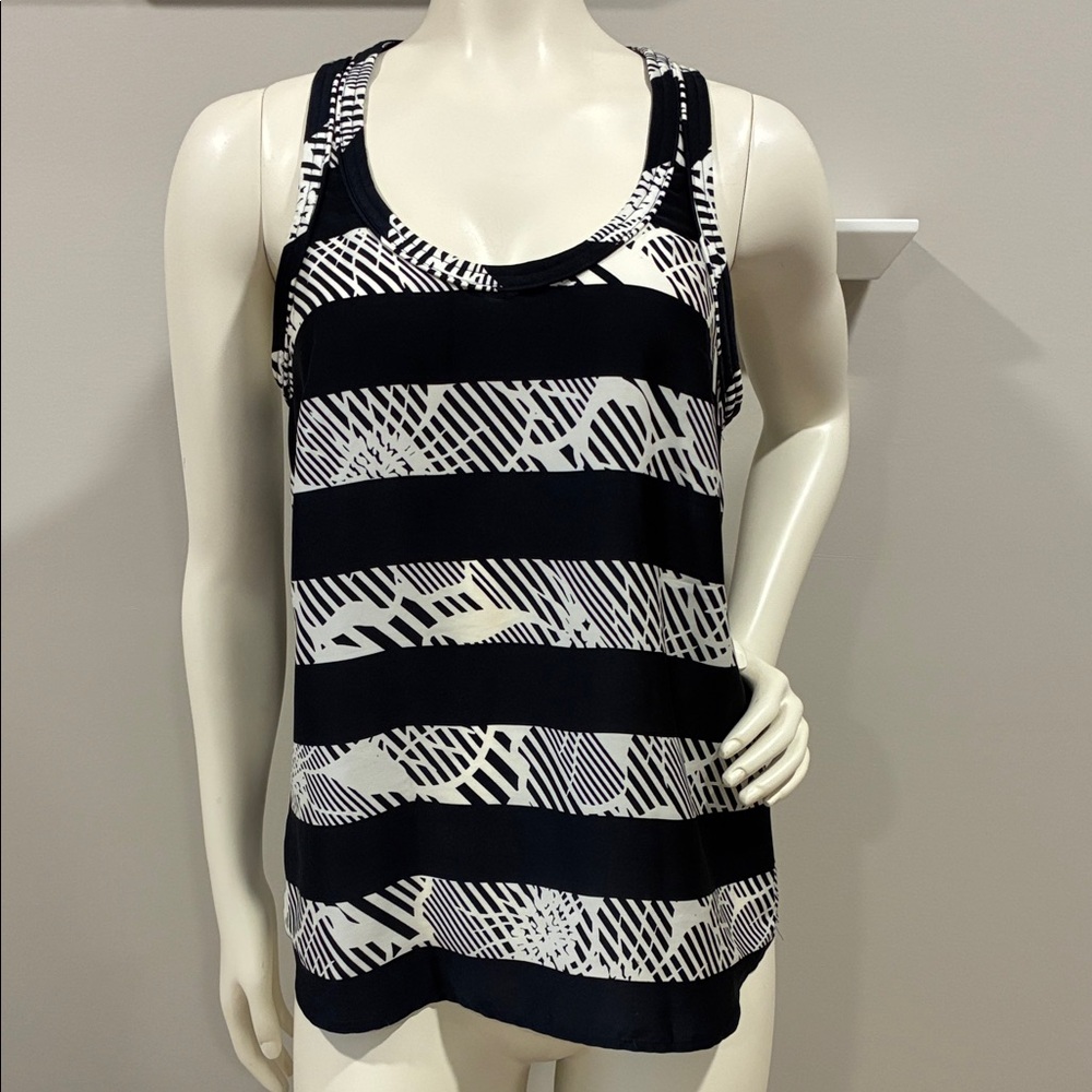 Banana Republic Navy Silky Tank Top